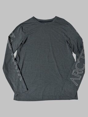 Arc'teryx Gray Cormac Arc'Word Long-Sleeve T-Shirt